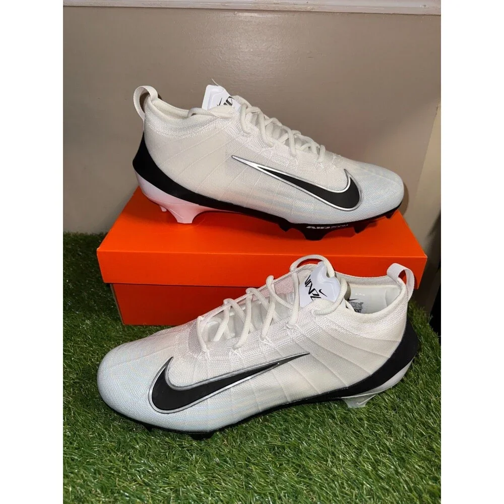 Mens 11 Wide Nike Zoom Air Vapor Elite PE Football Cleats White Black HV2724-100
